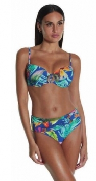costume da bagno donna bikini stampa tropicale